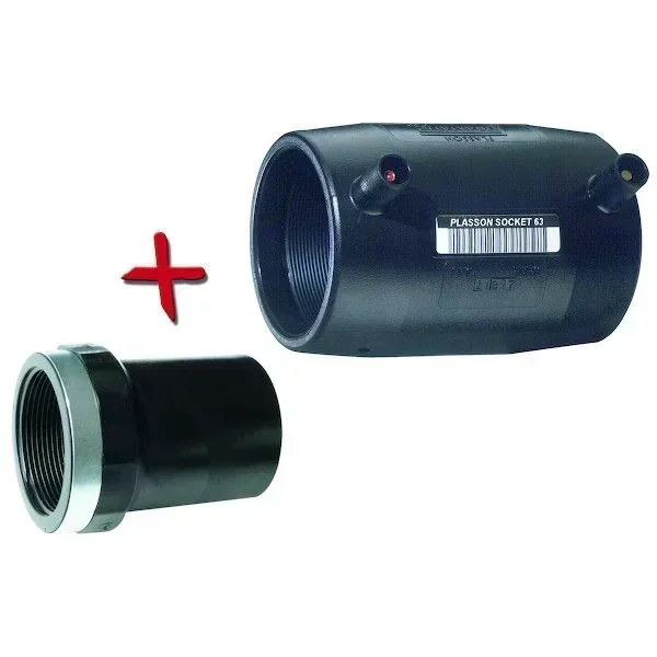 Raccord droit femelle électrosoudable
