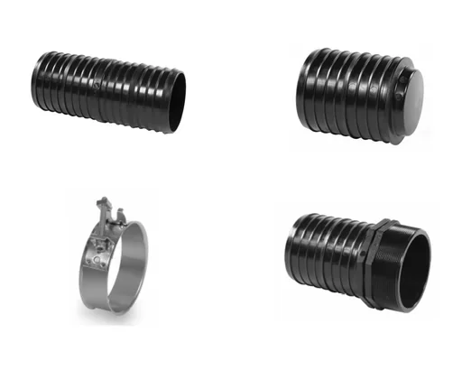 Raccords tuyau aplatissable